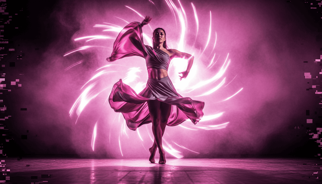 Letzte Szene eines hochwertigen `AI music video` für "Goosebumps - Remix" mit futuristischen Elementen und klarer `lyrics download`-Option.