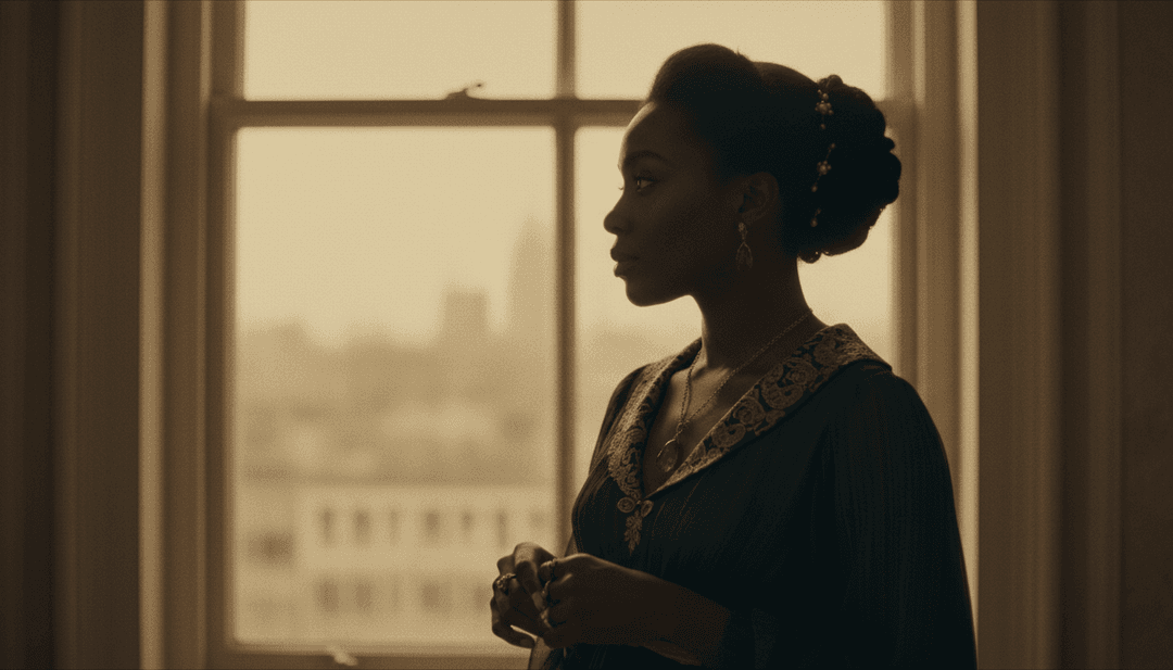 Abstrakte visuelle Darstellung von Schallwellen und sanftem Licht, die anzeigt, wie die KI die sanfte und gefühlvolle Essenz von Olivia Dean's 'So Easy (To Fall In Love)' verarbeitet.