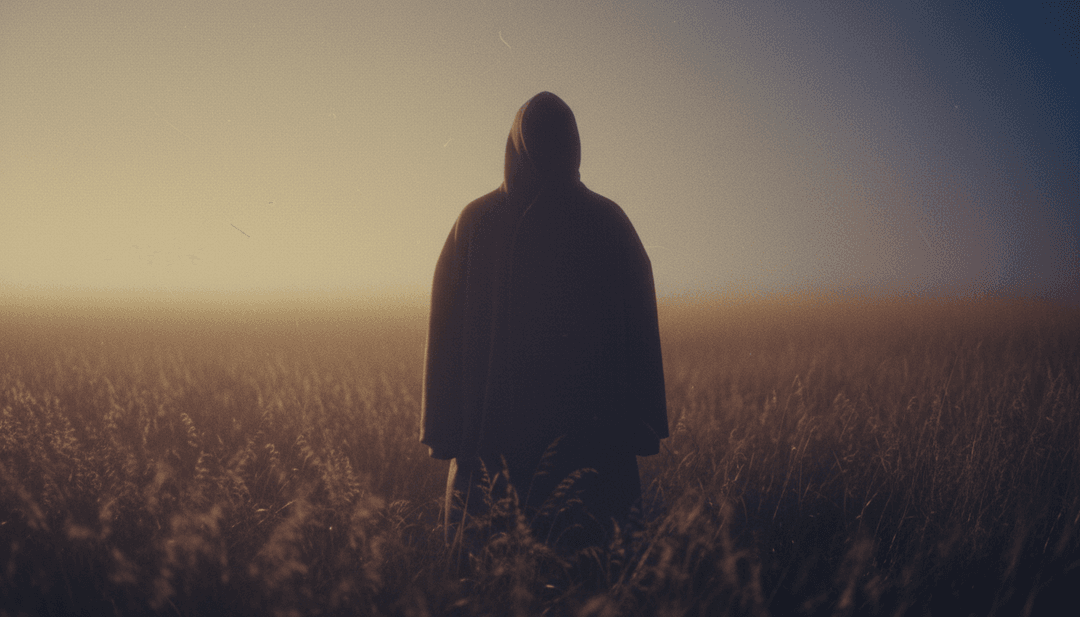 레게톤과 팝 음악의 추상적인 시각적 표현으로, 음파가 생생하고 흐르는 색상과 모양으로 변모하여 AI 해석을 암시합니다.