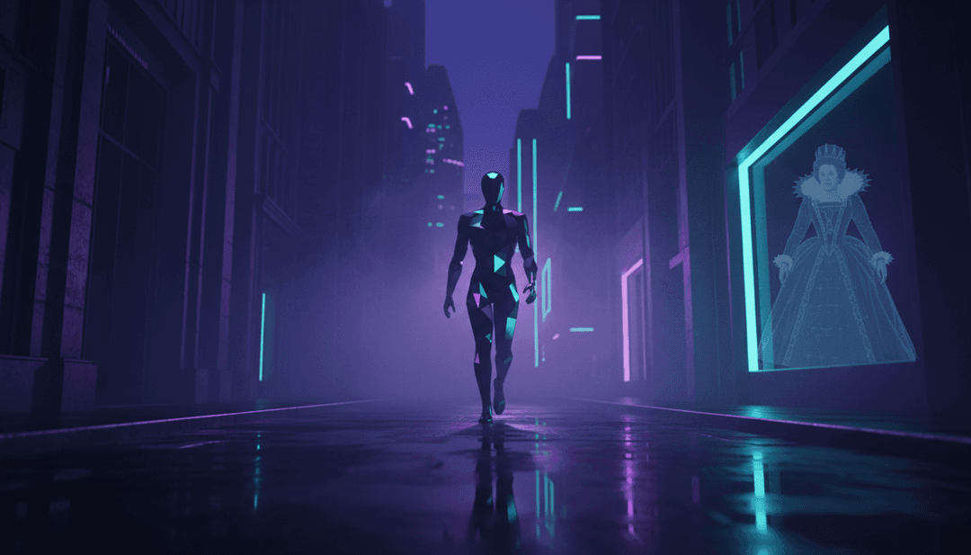 AI生成的闪烁灯光和电影场景的动态视觉效果,与 Taylor Swift 的 'Elizabeth Taylor' 歌曲同步。