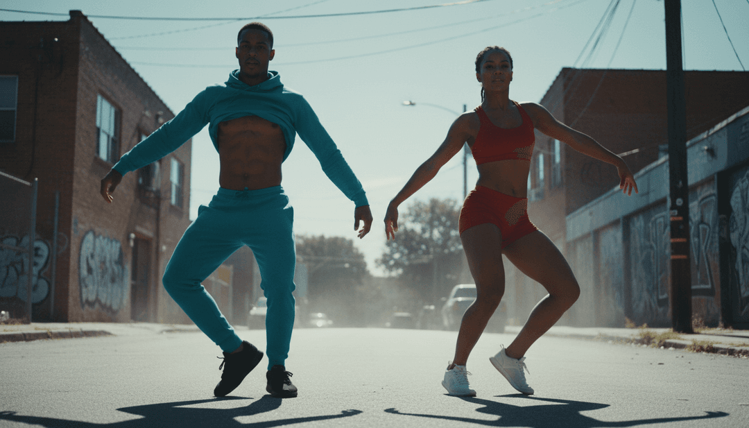 freebeat.ai का एक यूजर इंटरफेस जो "Take Me Thru Dere" के लिए एक पूर्ण म्यूजिक वीडियो दिखाता है, पेशेवर संगीत दृश्यों के आसान निर्माण का प्रदर्शन करता है।