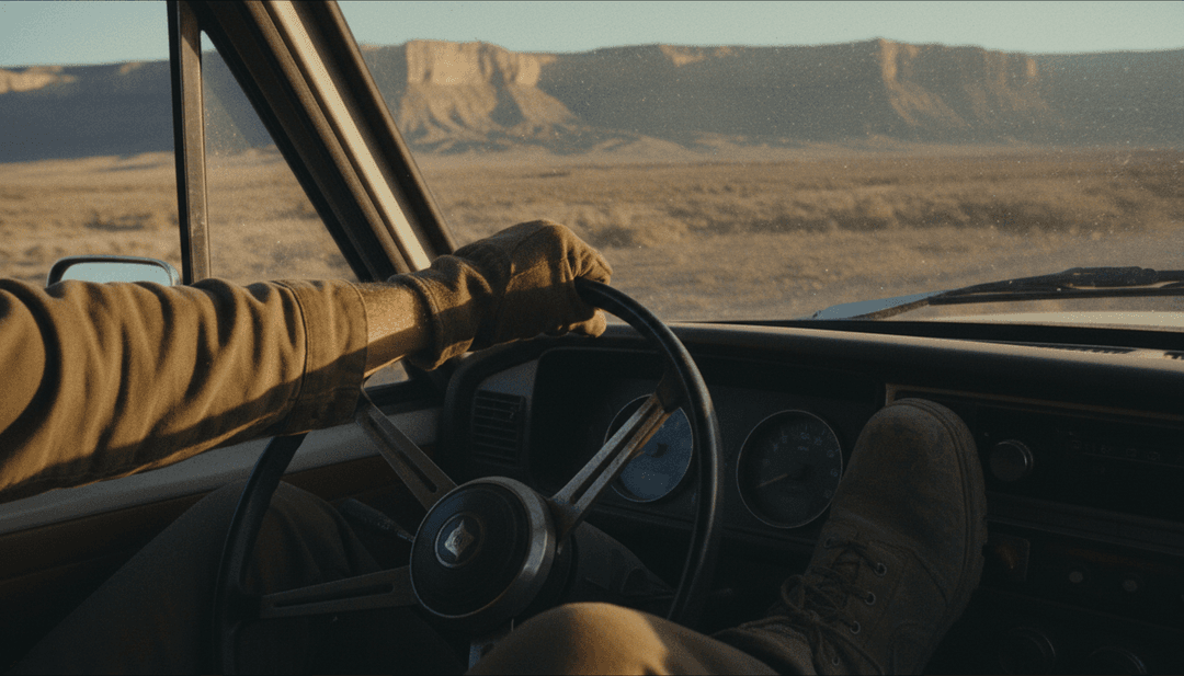 IA interpretando música country e americana, visualizando temas espirituais e uma paisagem rústica para 'Amen'.