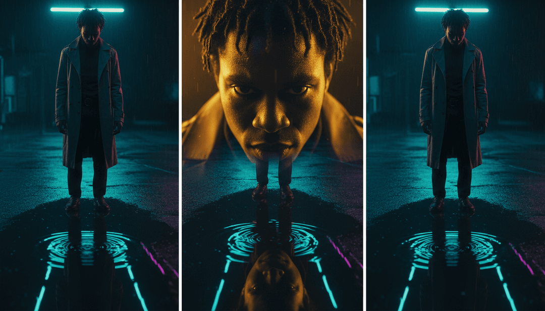 Una representación cinematográfica generada por IA del video musical 'Went Legit' de G Herbo, mostrando un viaje triunfante con estética urbana y subtítulos sincronizados.