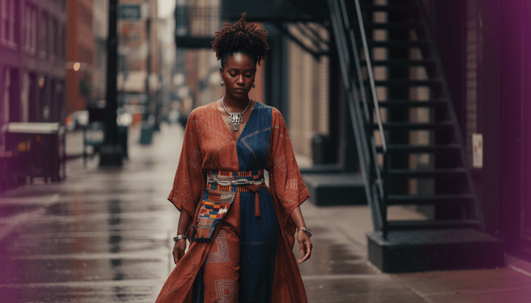 freebeat.ai의 AI가 Ayra Starr의 'Hot Body'의 생생한 아프로비츠 리듬과 댄스홀 에너지를 해석하는 개념 예술. 빛나는 데이터 스트림이 음표와 얽혀 있는 모습.