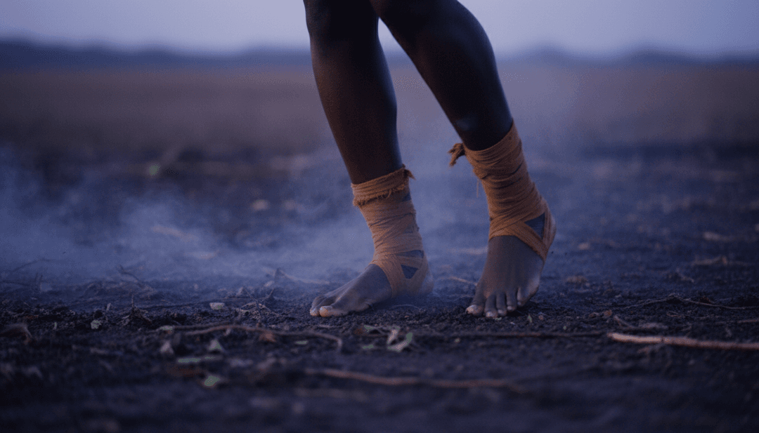 IA analisando formas de onda amapiano, afrobeats e dancehall, visualizando a aurora para Isaka II (6am) de CIZA, Tems e Omah Lay.