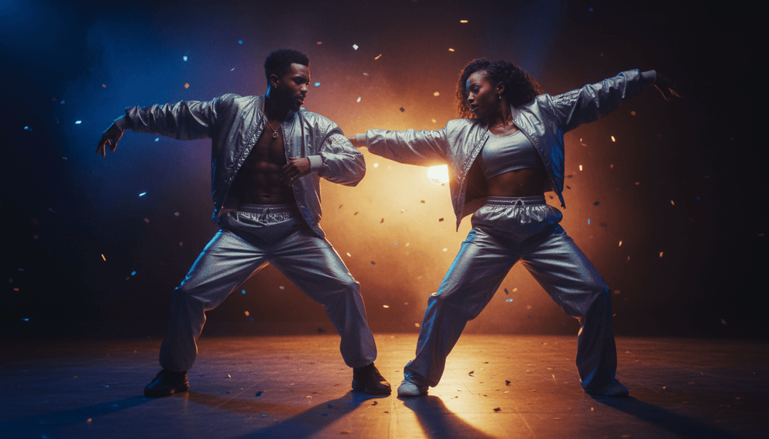 Eine Person, die begeistert ein von KI generiertes benutzerdefiniertes 'Show Me Love'-Musikvideo auf einem Tablet ansieht, wobei das freebeat.ai-Logo prominent ist.