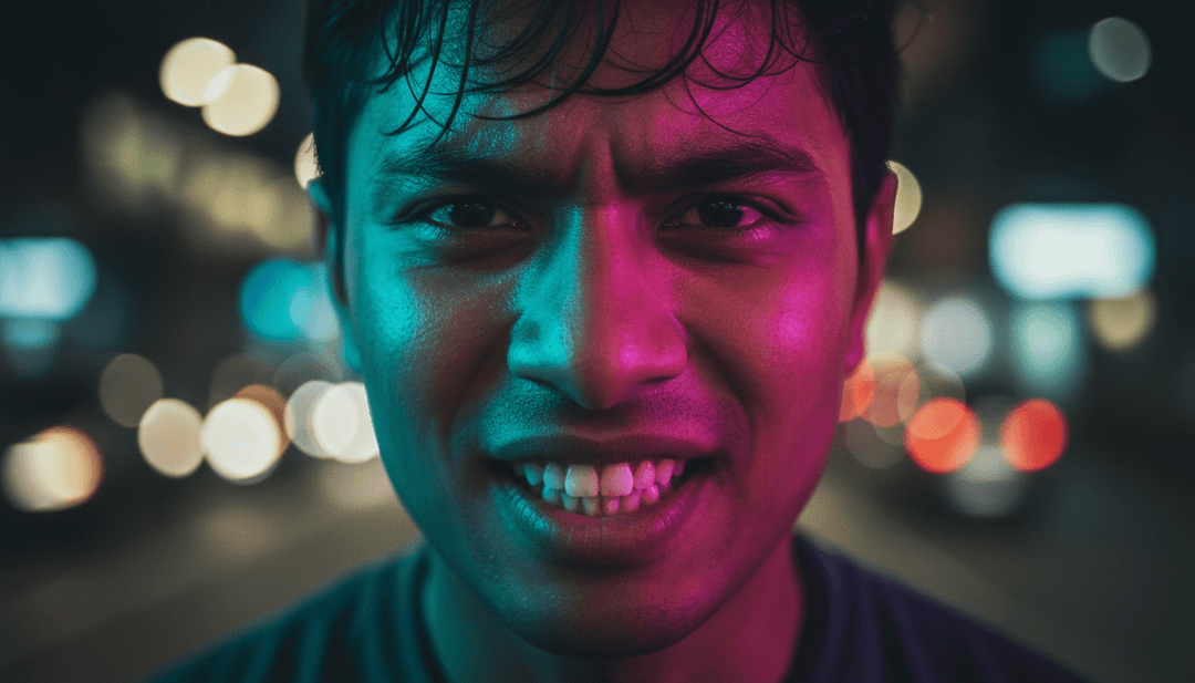 एक विजयी तैयार संगीत वीडियो जिसमें चमकते शहरी परिदृश्य और नियॉन रोशनी के नीचे नृत्य करता एक युगल, उच्च-गुणवत्ता वाले उत्पादन को दर्शाता है।