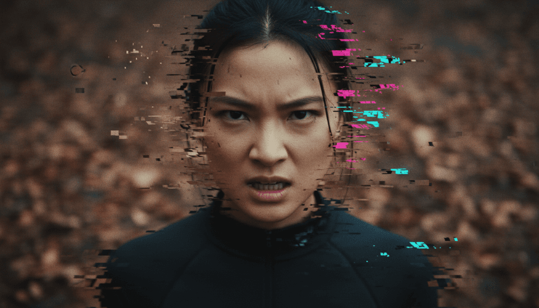 Sequência visual dinâmica mostrando uma batida de hip-hop transformando-se em paisagens urbanas vibrantes e melodias de R&B florescendo em cenas de conexão humana comoventes, tudo gerado por IA.