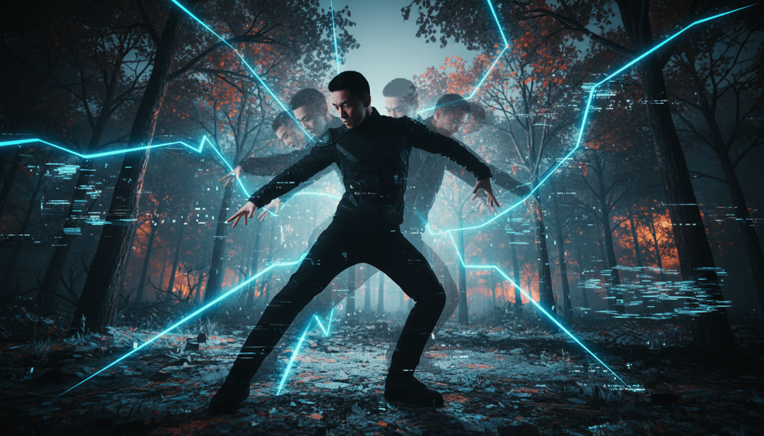 A mão de um usuário interagindo com a interface `freebeat.ai`, gerando um vídeo musical personalizado para 'PROMISE' de DAMEDAME*, com uma tela de visualização mostrando o vídeo finalizado.