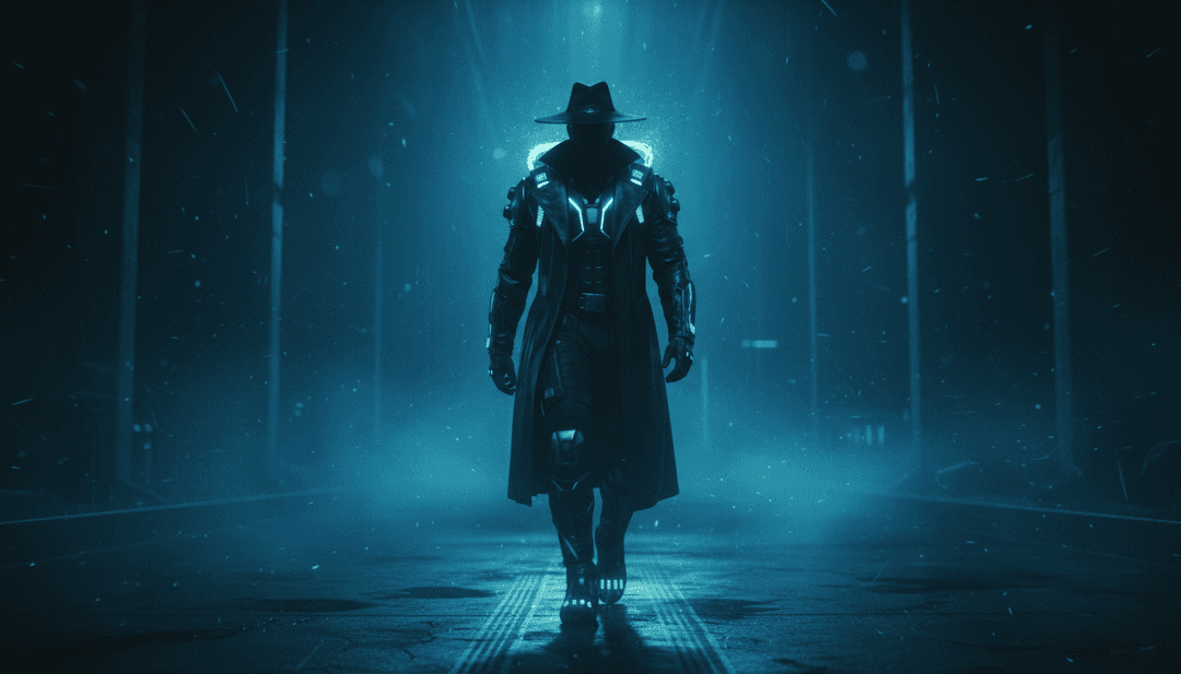 Un agente AI che analizza le forme d'onda audio, visualizzando paesaggi country ed elementi hip-hop urbani, fondendoli insieme.