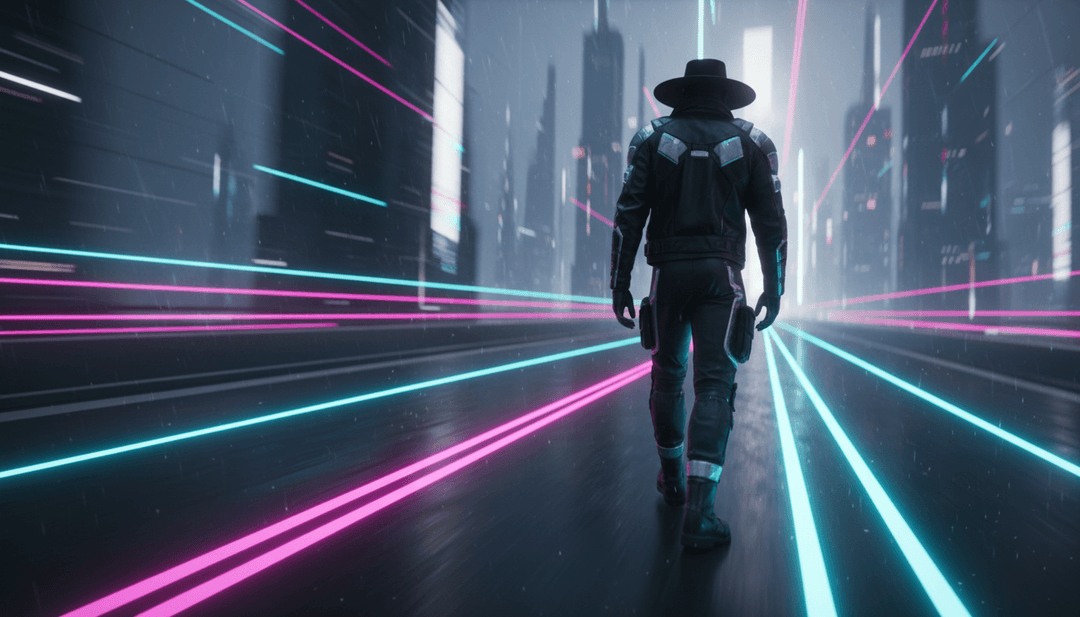 Visuals dinamici che passano da strade di campagna aperte e scene rustiche a paesaggi urbani energetici e arte di strada, rispecchiando la progressione della canzone.