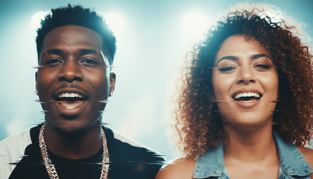 Cenas dinâmicas de videoclipes sincronizadas com batidas trap e letras de Quavo de 'Take Me Thru Dere', exibindo legendas gratuitas.