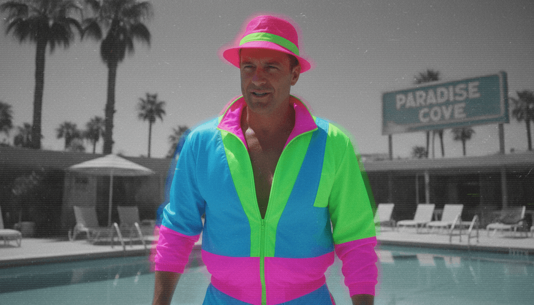 Benutzer interagiert mit der freebeat.ai-Oberfläche und sieht ein fertiges Musikvideo zu 'Vacay' mit stilisierten Texten und Visuals.