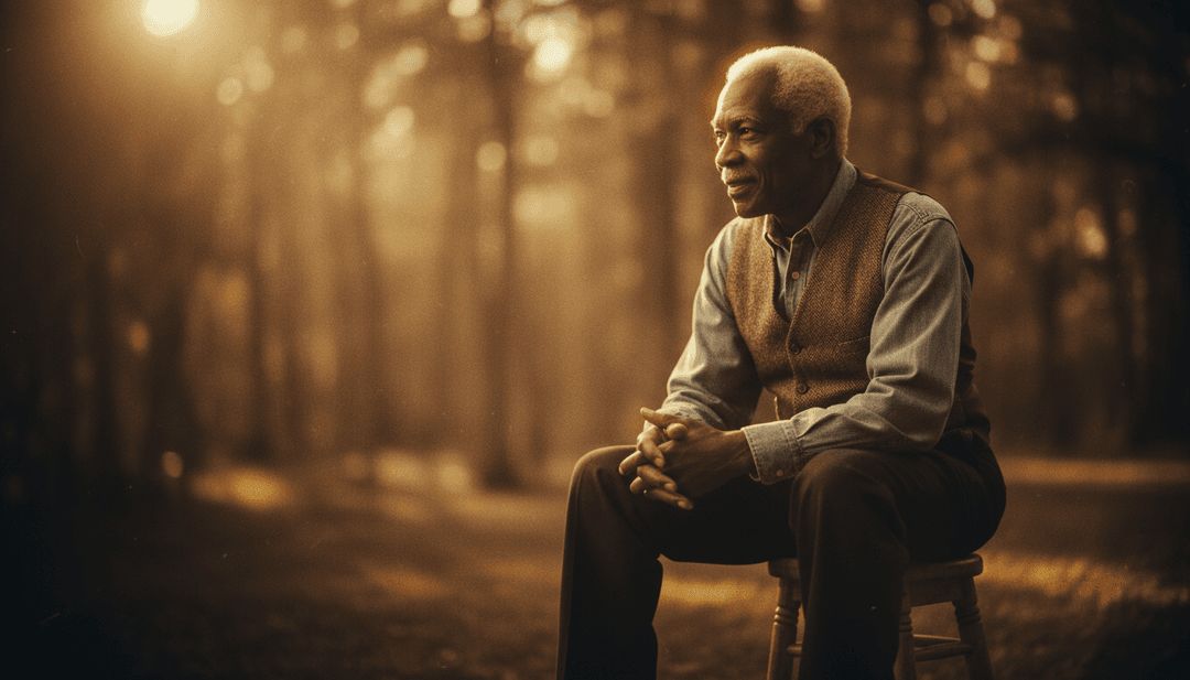 Un montaggio dinamico di elementi visivi come paesaggi urbani in evoluzione, figure simboliche e pattern astratti, tutti sincronizzati con un ritmo hip-hop cadenzato e voci soul, che rappresentano l'output creativo dell'IA.