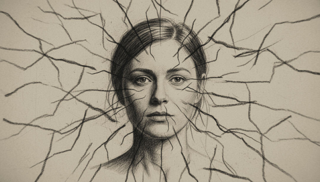 Ein KI-Modell, das die Wellenform und Texte eines Country-Pop-Songs analysiert, mit Visualisierungen neuronaler Netze.