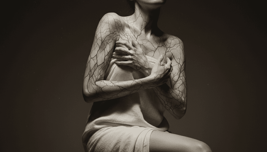 Eine Abfolge von KI-generierten Visuals für "Death Wish", die einen melancholischen Protagonisten in einer ruhigen, rustikalen Umgebung zeigen.