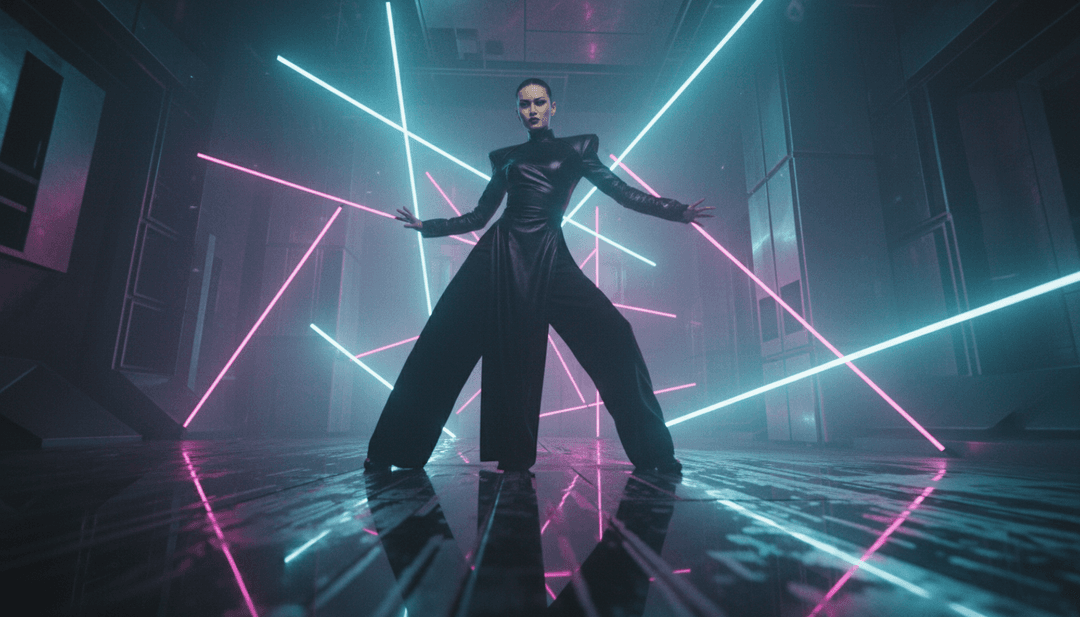 Scène finale captivante du clip musical pour DUVET, présentant des visuels générés par IA de haute qualité et une superposition de texte.