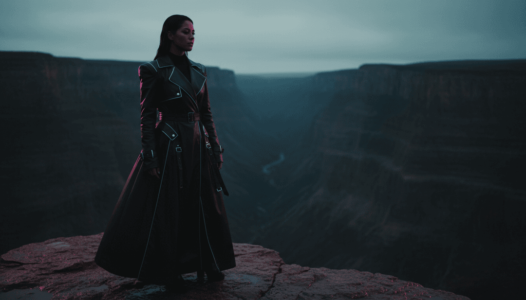 Uma visualização abstrata de ondas sonoras digitais e partículas de luz, representando o processamento pelo freebeat.ai dos ritmos de deep house e melodias de sintetizador de Disclosure's 'Deeper'.