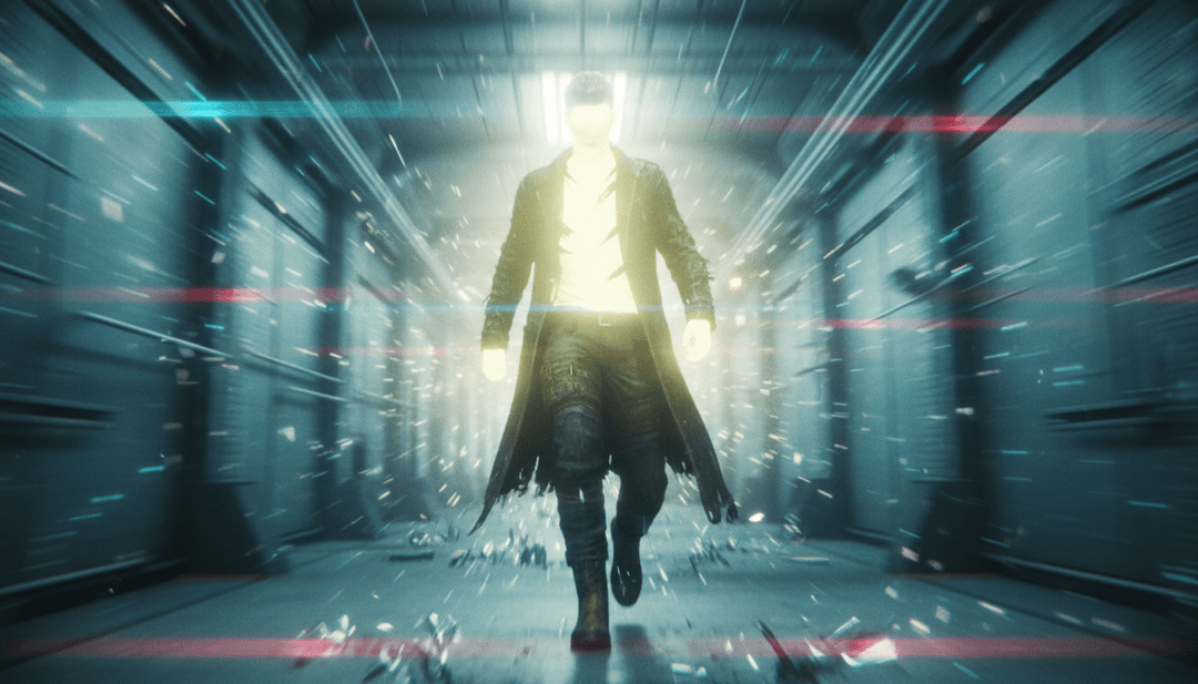 freebeat.ai의 창의적 결과물을 보여주는 화면에서 재생되는 'The Treadmill'의 완성된 뮤직 비디오, '2025년 최고의 뮤직 비디오 생성기' 텍스트 오버레이와 함께.