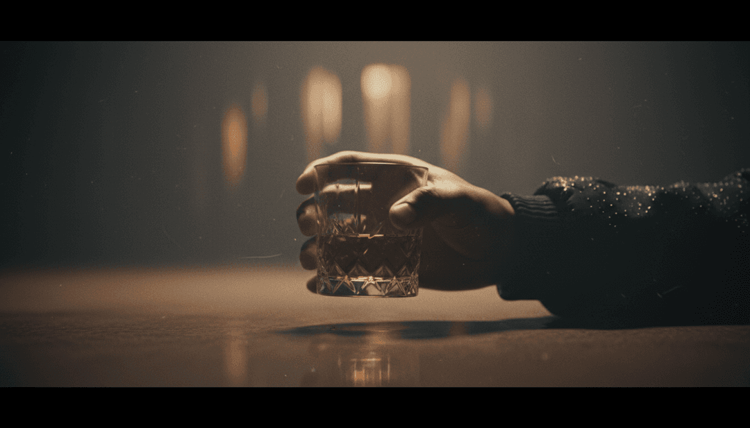 Um utilizador a interagir com a plataforma freebeat.ai, personalizando um videoclipe gerado por IA para 'Last Drink', destacando a facilidade de uso e o controlo criativo com vários efeitos visuais.