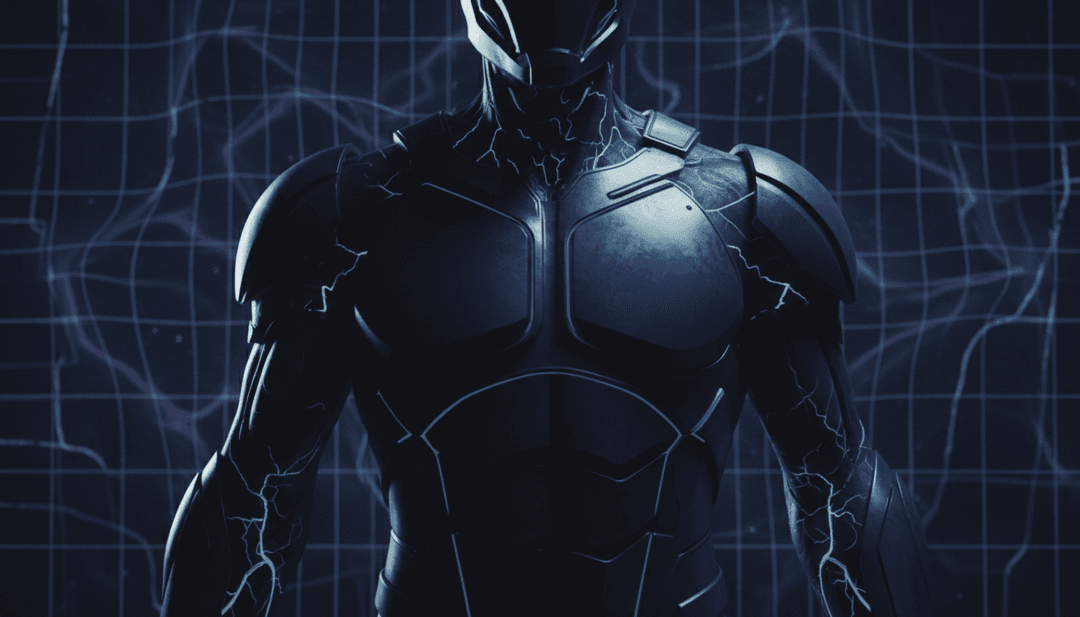 聲音波形轉化為幾何圖案的抽象視覺表現,體現了 Bilmuri 的 HARD2TELL 的搖滾和另類金屬能量。