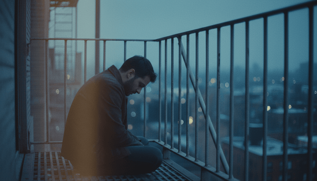 Konzeptuelle Illustration, wie freebeat.ai die lyrische und melodische Struktur von 'Looking Down Proud' von Pecos & the Rooftops analysiert, sich auf Country-, Akustik- und Singer-Songwriter-Elemente konzentriert, um einen visuellen Entwurf zu erstellen.