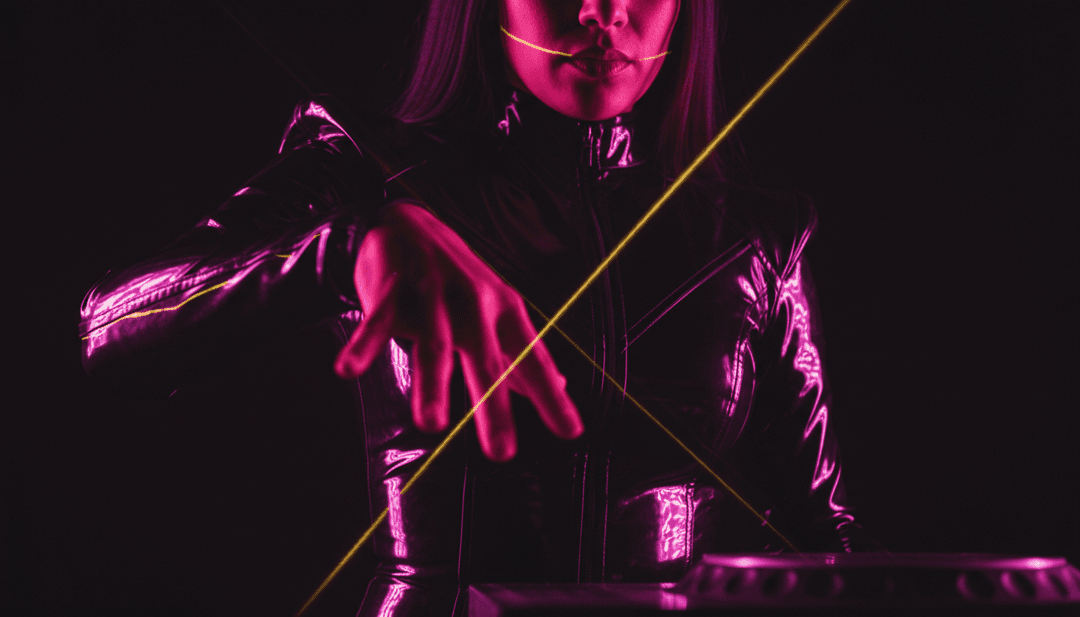 Ein Benutzer, der mit der freebeat.ai-Oberfläche interagiert und ein fertiges Musikvideo für 'SAD GIRLZ LUV MONEY Remix' auf einem Bildschirm abspielt.