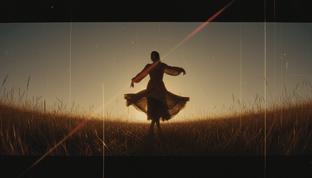 Cold Heart를 위한 동적인 AI 생성 비주얼, 반짝이는 디스코 볼, 복고풍 네온 조명, 음악에 맞춰 춤추는 애니메이션 인물이 특징입니다.