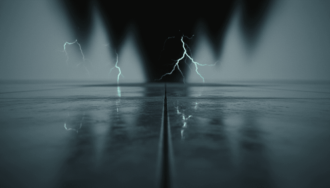 Dynamische Musikvideo-Sequenz mit lebendigen Farben und abstrakten Formen, synchronisiert zu Hip-Hop-Beats, von KI aus einer MP3 generiert.