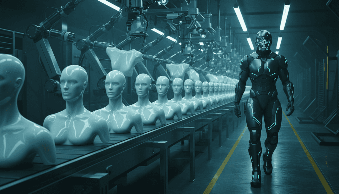 Representación digital abstracta de la letra de 'Build a Bitch' de Bella Poarch y el ritmo trap analizados por IA