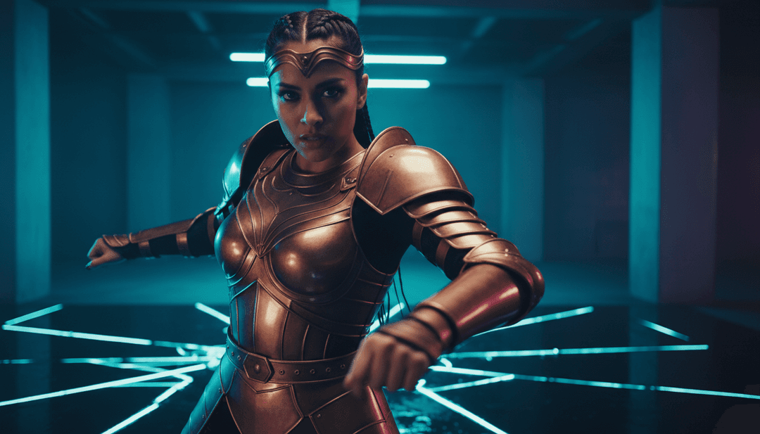 Une image de clip musical captivante et de haute qualité pour 'Relación - Remix', avec des éléments inspirés par les artistes et le genre, créée par l'IA.