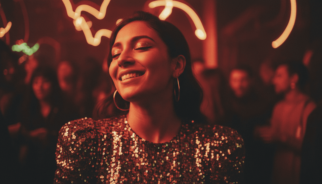 Dynamische, von KI generierte Szenen für Winny's Musikvideo, die schnelle Schnitte, Dancehall-Performer und leuchtende Trap-Ästhetik in einer urbanen Umgebung zeigen.