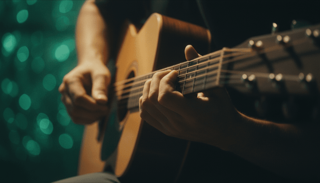 一个AI大脑正在分析 The Fray 的“Songs I'd Rather Not Sing”的声波和歌词,显示情感基调的数据可视化。