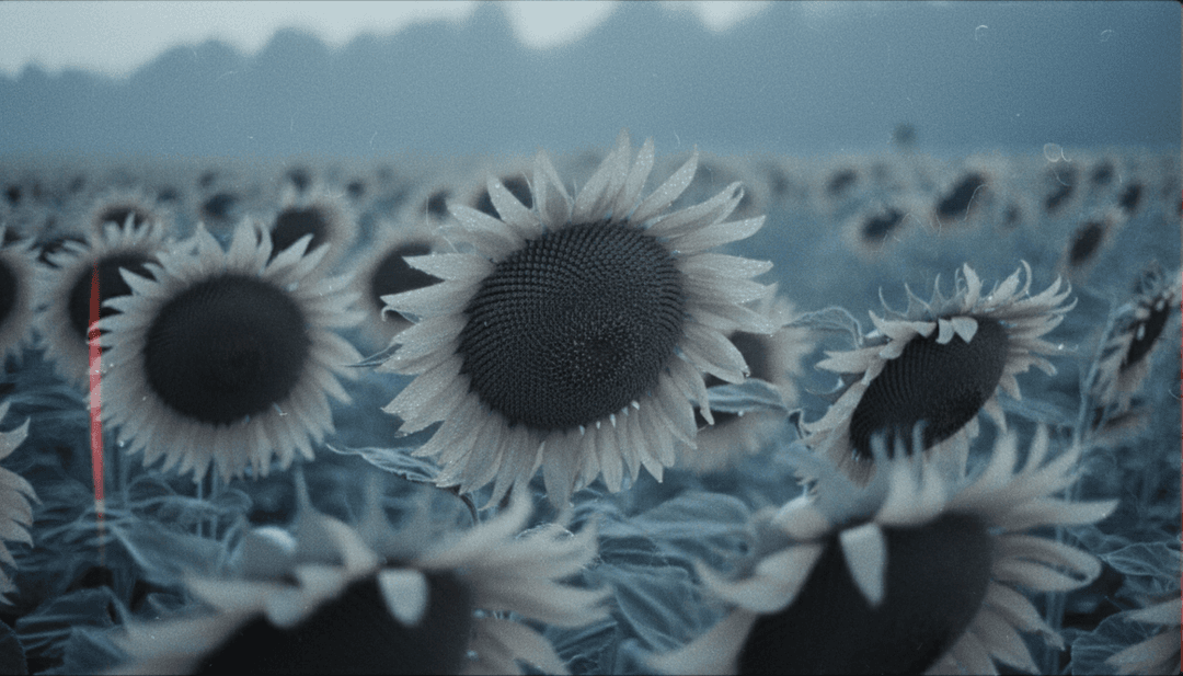 IA interpretando o clima e a letra de 'The News' de Drugdealer com visuais abstratos de indie rock, exibindo uma tela digital.