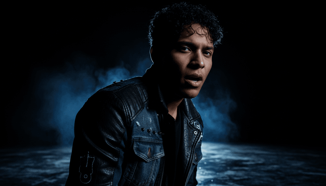 'Miles On It' के लिए एआई-जनित दृश्य, सूर्यास्त के समय एक विशाल खुली सड़क को डिजिटल तत्वों के साथ दिखाते हुए, जो गीत की यात्रा का प्रतिनिधित्व करते हैं।