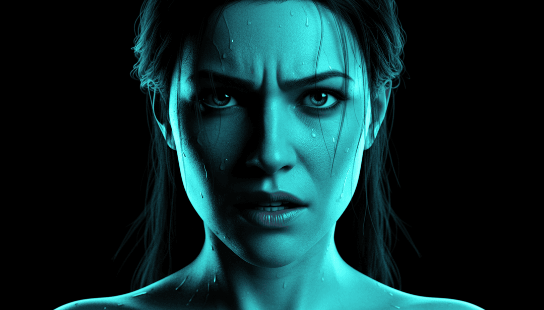 Dynamischer Visualizer, der Schallwellen zeigt, die sich in lebendige geometrische Muster verwandeln, und Tänzer in einer Clubumgebung, die eine KI-Musikvideo-Generierung illustrieren.