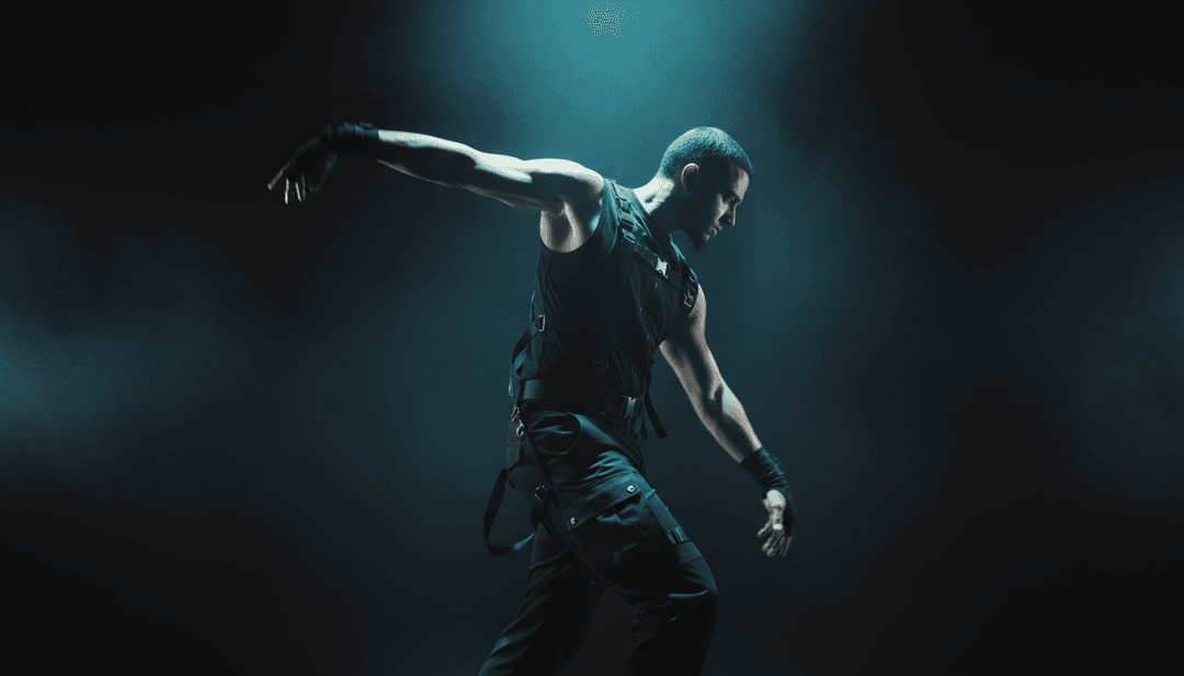 声波转化为几何图案的抽象视觉表现,象征着浩室音乐的持续能量。