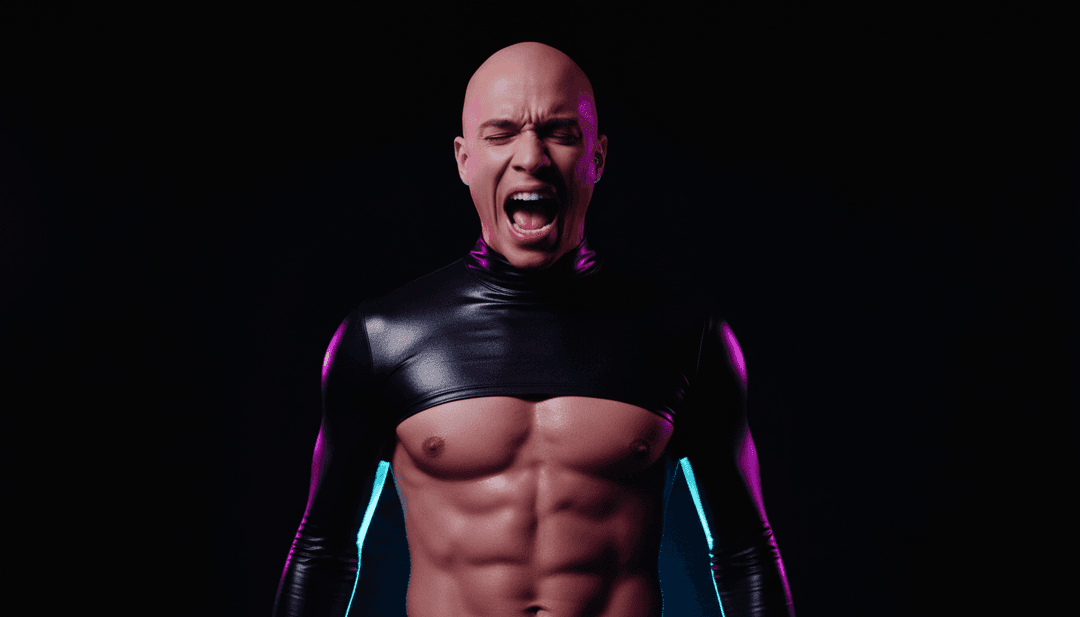 AI 诠释 PYHU (Put Your Hands Up) 的电子舞曲波形