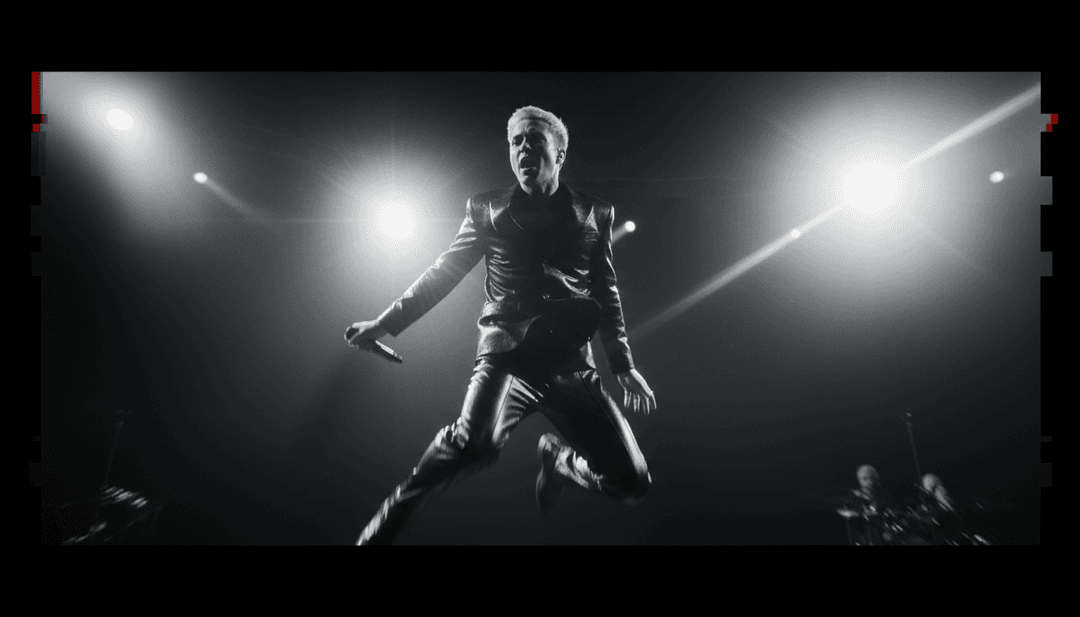 Benutzer interagiert mit der freebeat.ai-Oberfläche und erstellt ein Musikvideo für einen Dance-Pop-Song