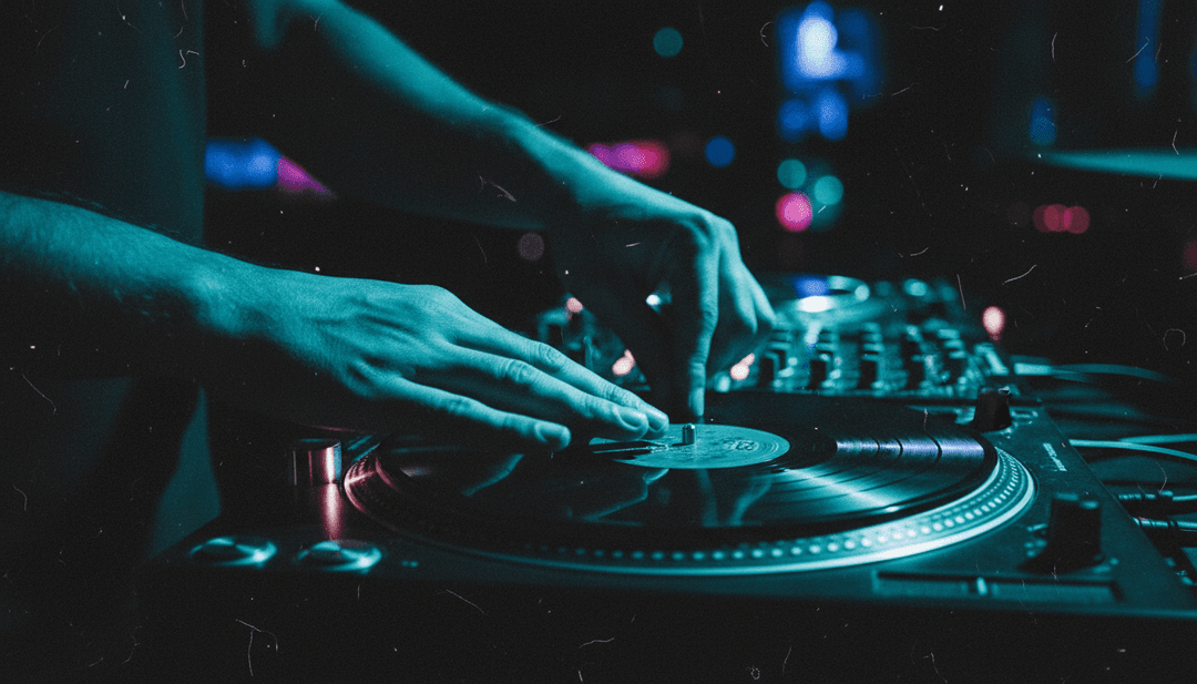 इलेक्ट्रॉनिक डांस म्यूजिक की लय और डीप हाउस वाइब्स की व्याख्या करने वाला अमूर्त विज़ुअलाइज़र।