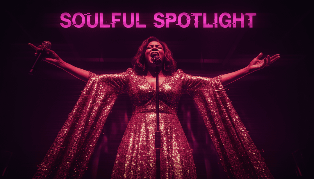 Jocelyn Brown의 강력한 보컬과 '더 원'의 디스코 하우스 비트에 맞춰 동기화되는 다이내믹한 AI 생성 비주얼.