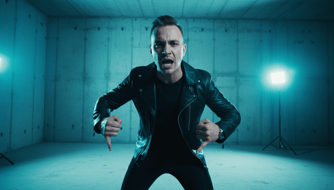 Visuais abstratos dinâmicos sincronizados com a batida de 'Sun Is Dark' de WILL K, mostrando frequências de baixo como ondulações expansivas e elementos melódicos como feixes de luz.