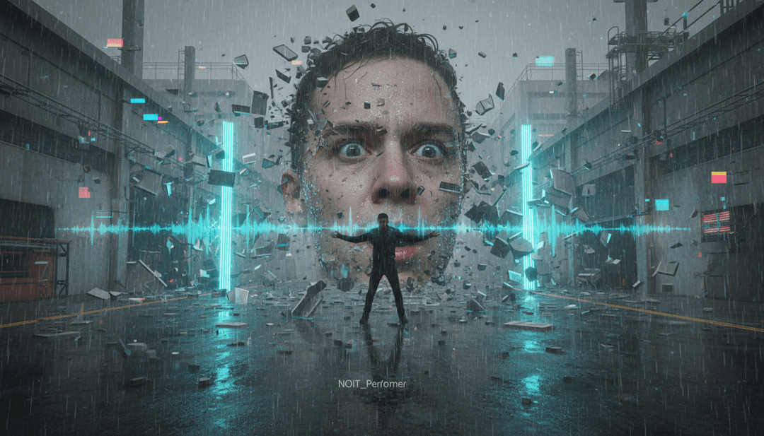 Un vidéoclip unique et professionnellement peaufiné pour 'Vent' créé par un utilisateur avec freebeat.ai, présentant des légendes personnalisées et des effets visuels.