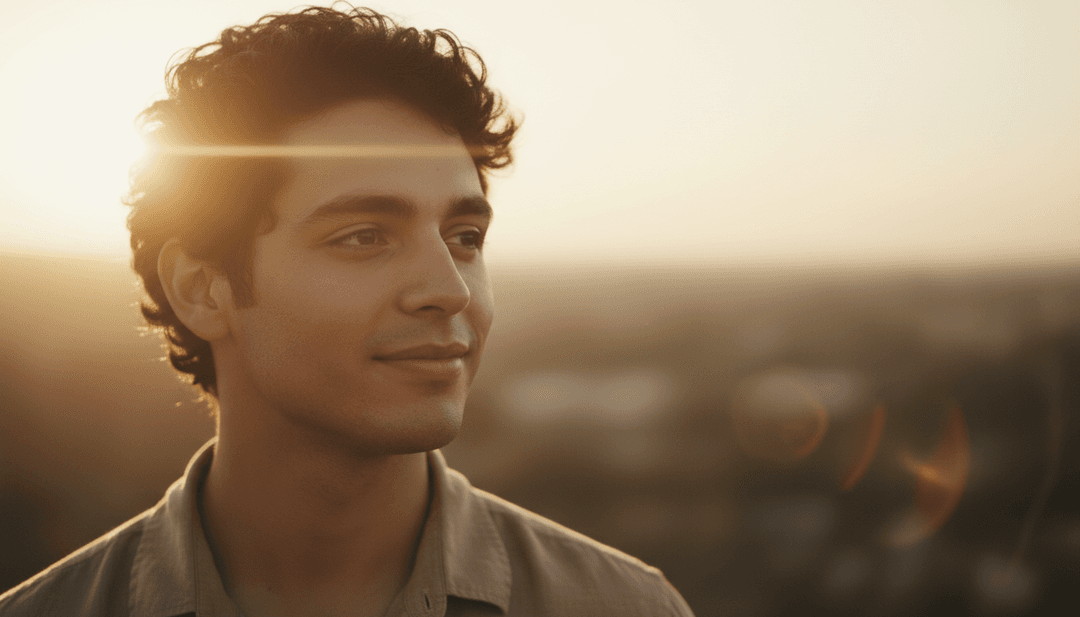 AI 'I Got Love' की गहरी हिप-हॉप और ट्रैप बीट्स का विश्लेषण कर रहा है, जिसमें ध्वनि तरंगें अमूर्त दृश्य अवधारणाओं में बदल रही हैं।