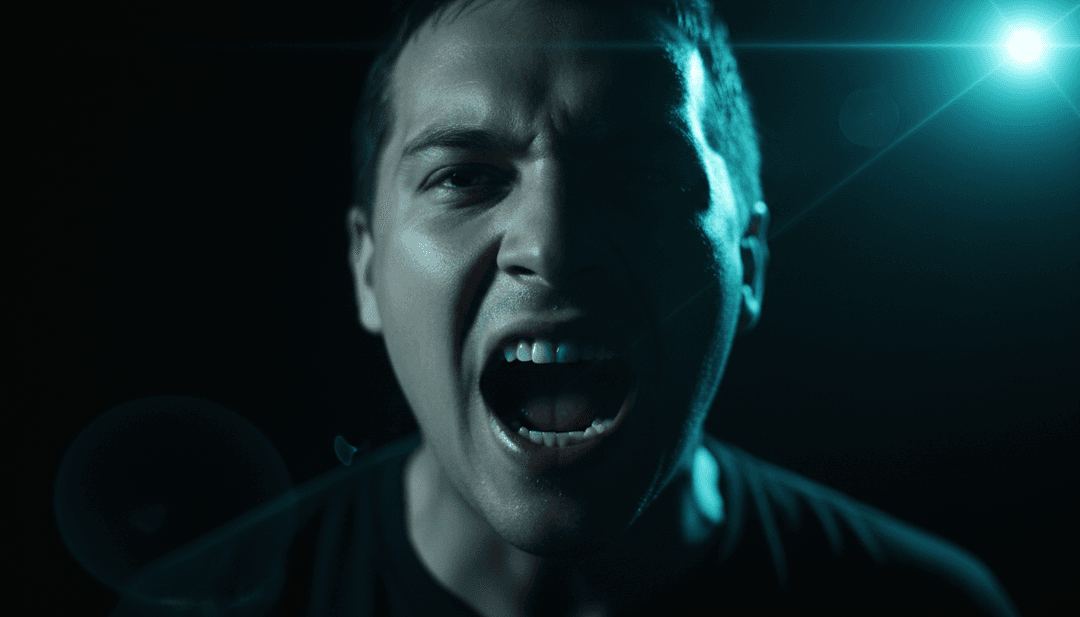 रात में एक डिजिटल शहर के गतिशील अमूर्त दृश्य, जो Tate McRae के 'TIT FOR TAT' की तीव्रता और लय को दर्शाते हैं, AI द्वारा ऑडियो से उत्पन्न।