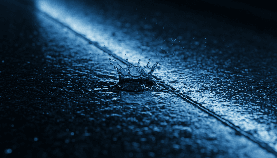 Ondas de luz abstratas e bolas de discoteca cintilantes reagindo à música house energética, simbolizando a interpretação inicial da IA de 'Somedays' por Sonny Fodera, Jazzy, D.O.D.