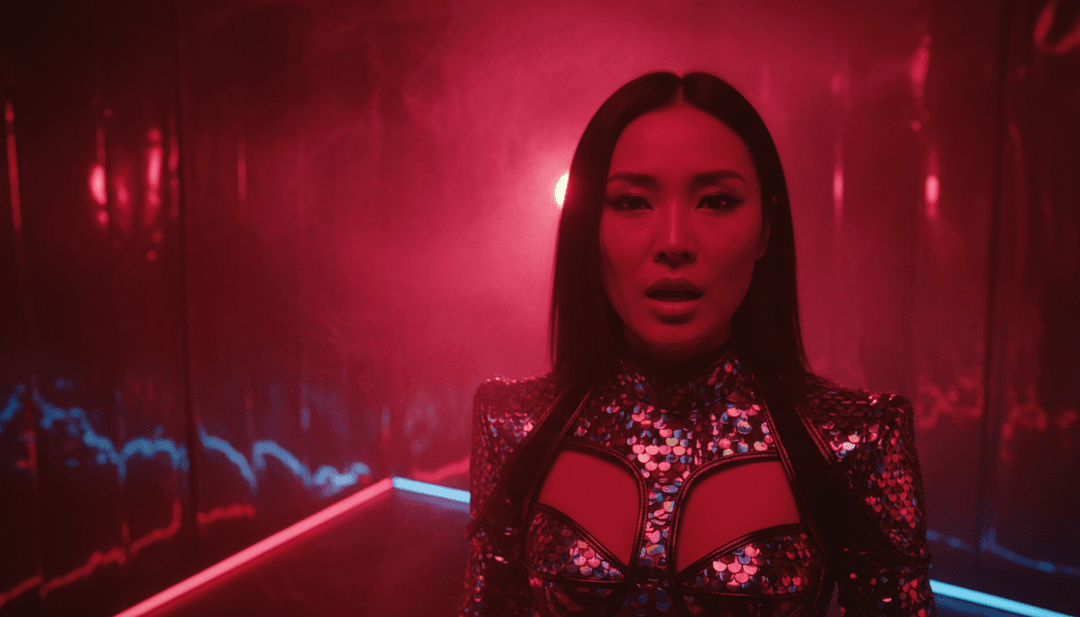 JENNIE के 'like JENNIE' की संगीत संरचना का AI विश्लेषण, के-पॉप बीट्स और हिप-हॉप रिदम का विज़ुअलाइज़ेशन।