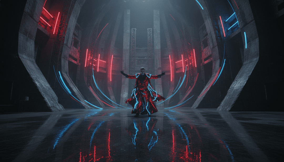 Tame Impalaのシンセやギターなどの楽器が、鮮やかで流れるようなエネルギーと液体の光として現れるダイナミックなビジュアル。