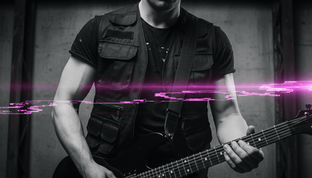 KI übersetzt die groovige Bassline und Vocal-House-Elemente von 'Assumptions' in dynamische Visuals mit tanzenden Silhouetten, schimmernden Lichtmustern und kostenlosen Untertiteln für ein Lyrics-Video.