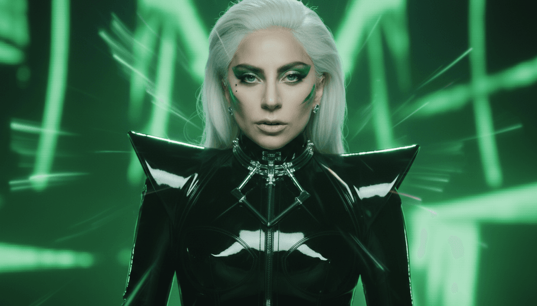 Ballerini animati che si muovono attraverso un fantastico giardino digitale, sincronizzati con i battiti di "Garden Of Eden" di Lady Gaga.